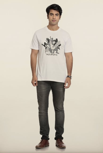 Seven White Printed T-Shirt Seven White Printed T-Shirt