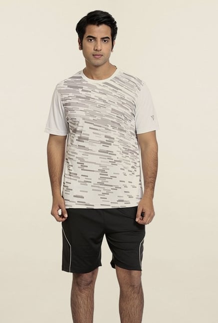 Seven White Splash Printed T-Shirt Seven White Splash Printed T-Shirt