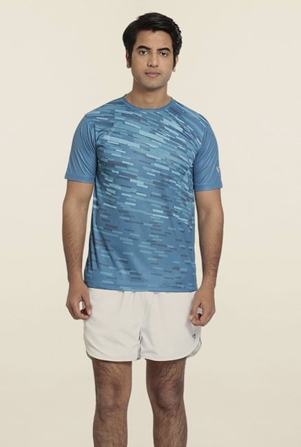 Seven Blue Splash Printed T-Shirt Seven Blue Splash Printed T-Shirt