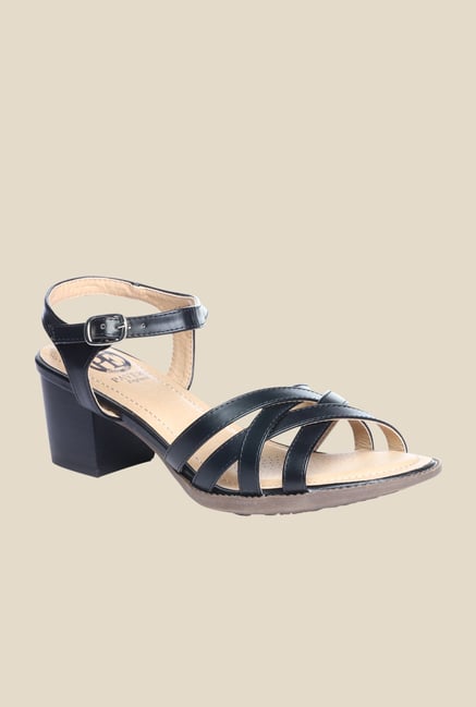 Pavers England Black Ankle Strap Sandals Pavers England Black Ankle Strap Sandals