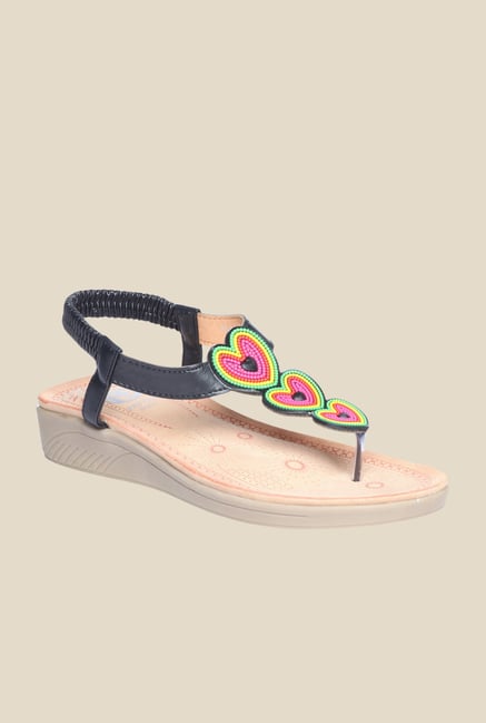 Pavers England Black Thong Sandals Pavers England Black Thong Sandals