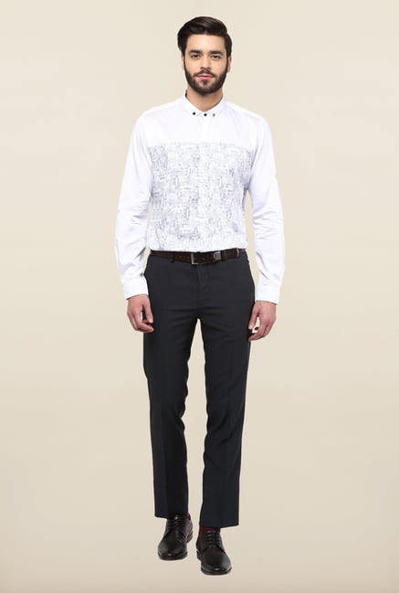 Turtle White Printed Party Shirt Turtle White Printed Party Shirt
