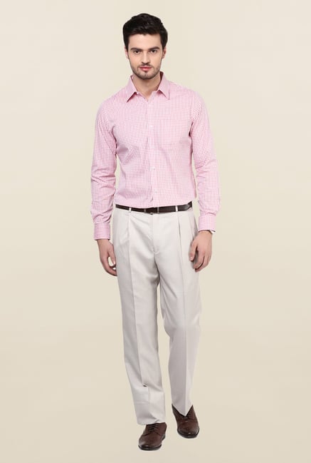 Turtle Red Checkered Formal Shirt Turtle Red Checkered Formal Shirt
