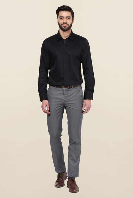 Turtle Black Solid Party Shirt Turtle Black Solid Party Shirt