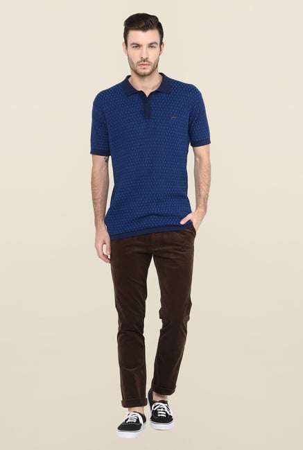 Turtle Dark Brown Corduroy Casual Trouser Turtle Dark Brown Corduroy Casual Trouser