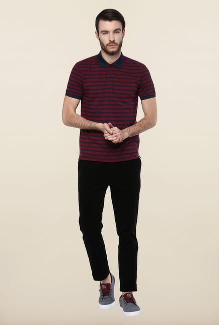Turtle Black Solid Casual Trouser Turtle Black Solid Casual Trouser