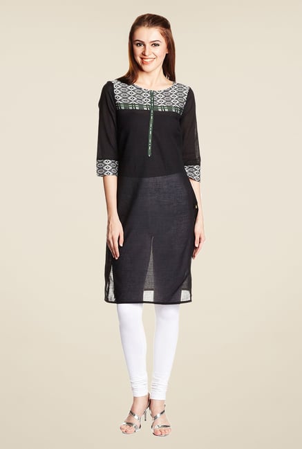 Aurelia Black Printed Kurta Aurelia Black Printed Kurta