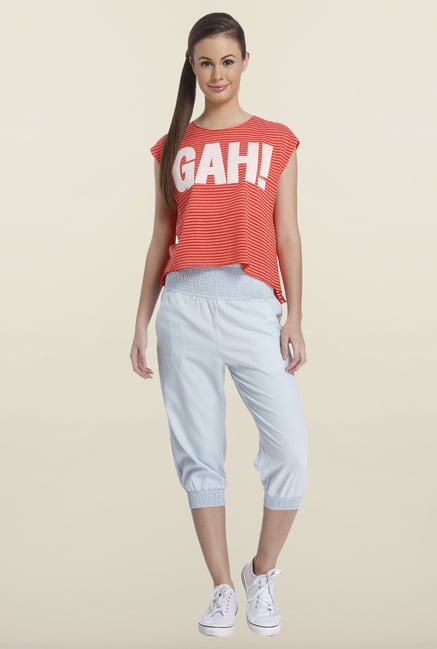 Only Pink & Red Striped T-shirt Only Pink & Red Striped T-shirt