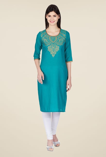 Aurelia Green Printed Kurta Aurelia Green Printed Kurta