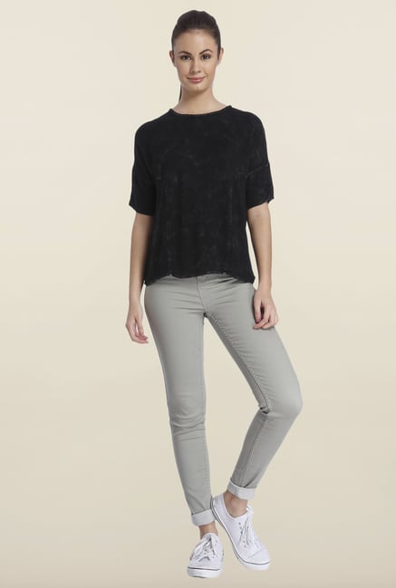 Only Black Regular Fit Cotton Top Only Black Regular Fit Cotton Top