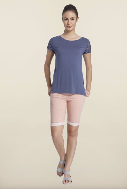 Only Indigo Solid Top Only Indigo Solid Top
