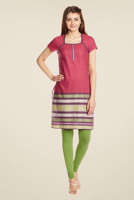 Aurelia Purple Cotton Kurta Aurelia Purple Cotton Kurta
