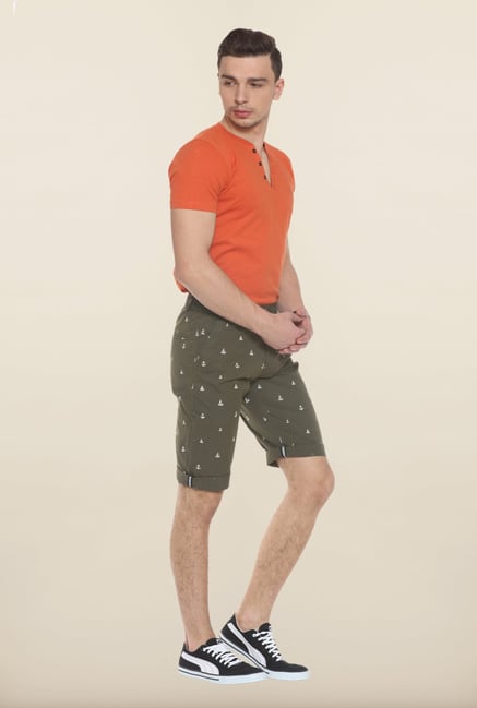 Sweet Dreams Brown Printed Jamaican Shorts Sweet Dreams Brown Printed Jamaican Shorts