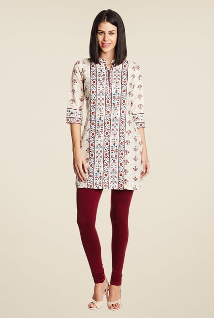 Aurelia Beige Printed Kurti Aurelia Beige Printed Kurti