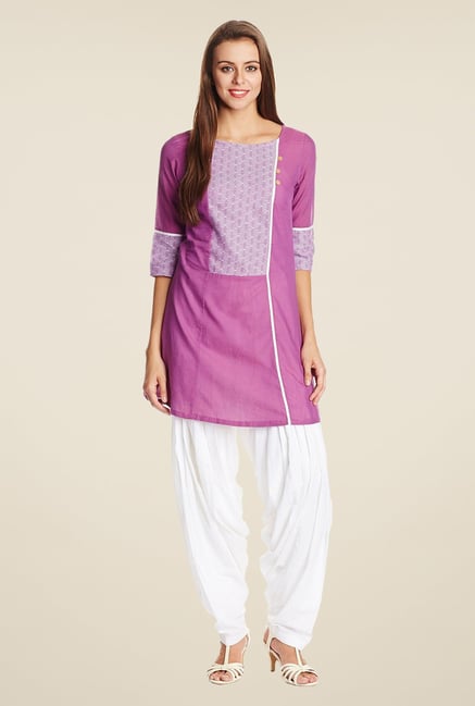 Aurelia Purple Printed Kurti Aurelia Purple Printed Kurti