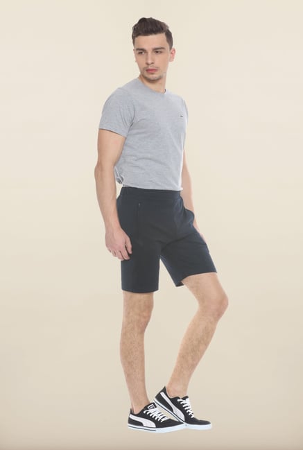 Sweet Dreams Navy Mid Rise Bermudas Sweet Dreams Navy Mid Rise Bermudas