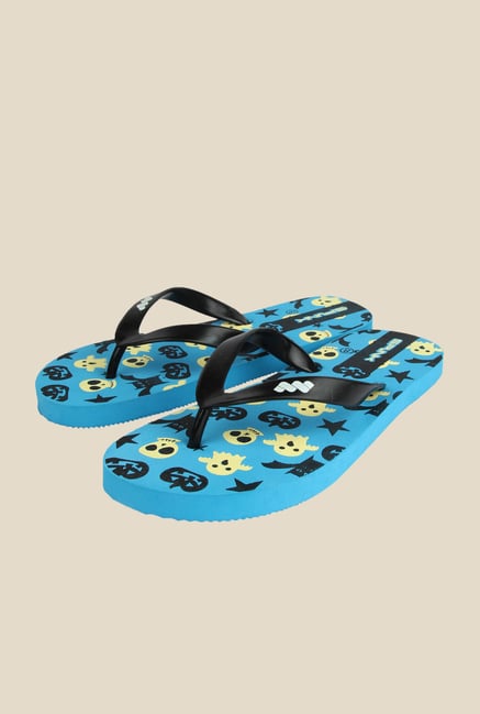 Spunk Halloween Black & Blue Slippers Spunk Halloween Black & Blue Slippers