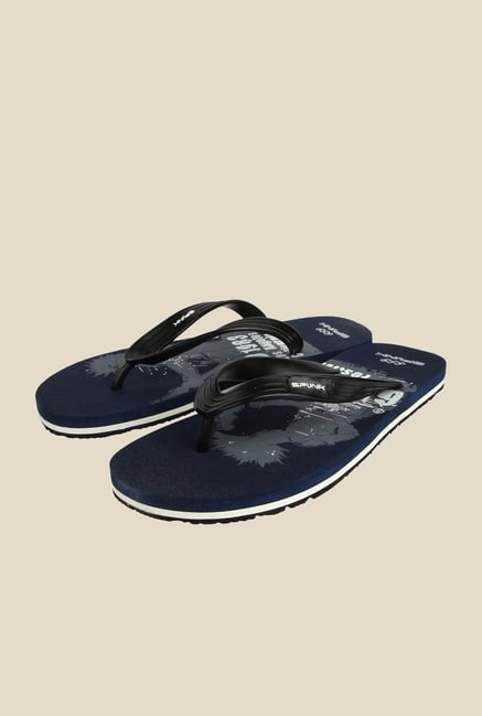 Spunk California Black & Navy Slippers Spunk California Black & Navy Slippers