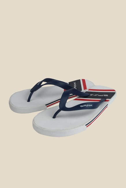 Spunk Fox Navy & White Slippers Spunk Fox Navy & White Slippers