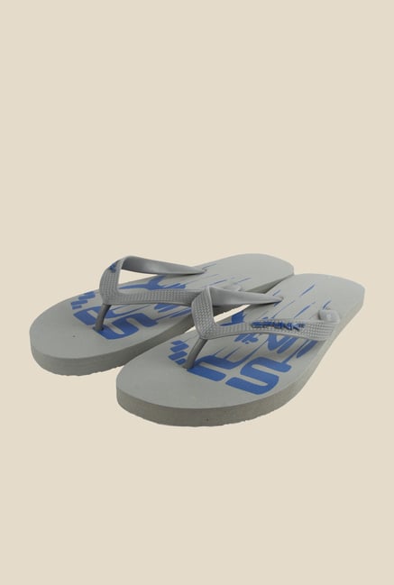 Spunk Walter Grey & Blue Slippers Spunk Walter Grey & Blue Slippers