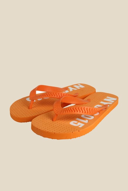 Spunk Nyc Orange Slippers Spunk Nyc Orange Slippers