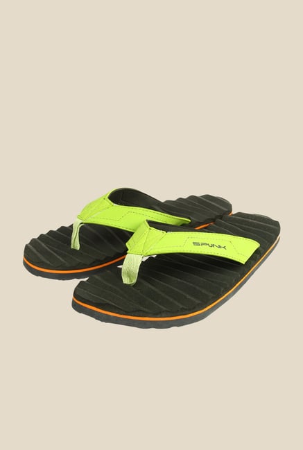 Spunk Curvy Green Slippers Spunk Curvy Green Slippers