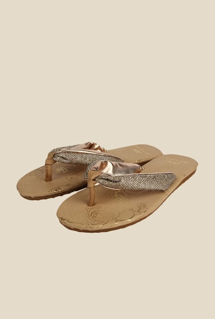 Spunk Olivia Bronze Flip Flops Spunk Olivia Bronze Flip Flops