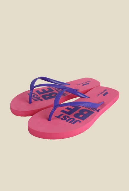 Spunk Alice Purple & Pink Flip Flops Spunk Alice Purple & Pink Flip Flops