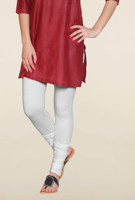 Sweet Dreams Off White Solid Leggings Sweet Dreams Off White Solid Leggings
