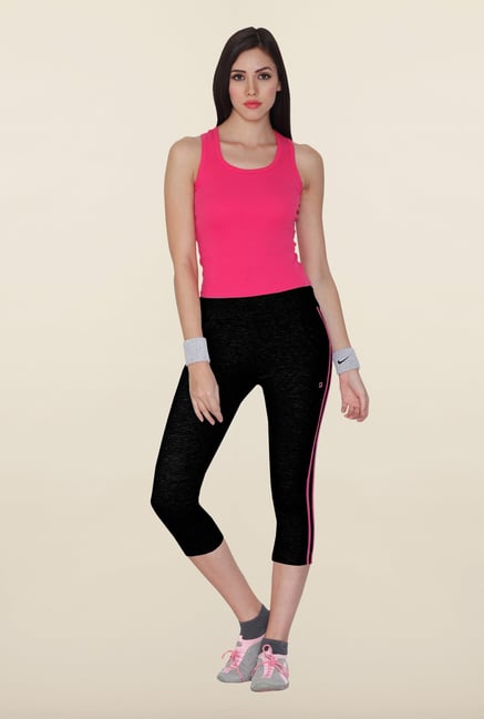 Sweet Dreams Jet Black Solid Capri Sweet Dreams Jet Black Solid Capri