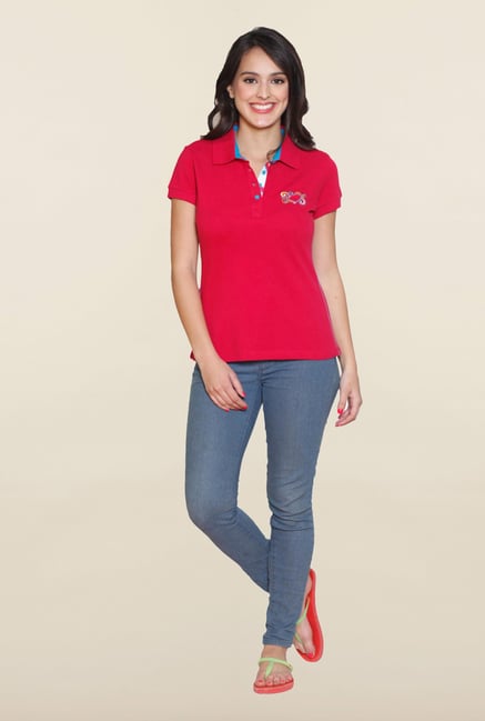 Sweet Dreams Ribbon Red Polo T Shirt Sweet Dreams Ribbon Red Polo T Shirt