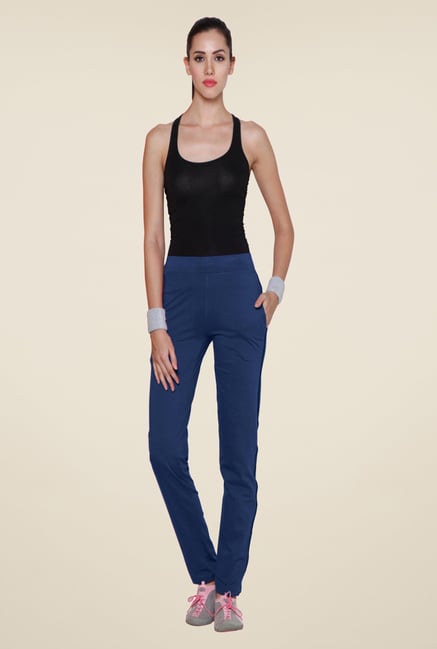 Sweet Dreams Navy Solid Cotton Track Pant Sweet Dreams Navy Solid Cotton Track Pant