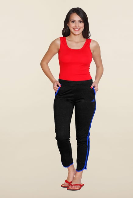 Sweet Dreams Black Solid Comfort Fit Track Pant Sweet Dreams Black Solid Comfort Fit Track Pant