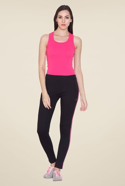 Sweet Dreams Jet Black Solid Track Pant Sweet Dreams Jet Black Solid Track Pant