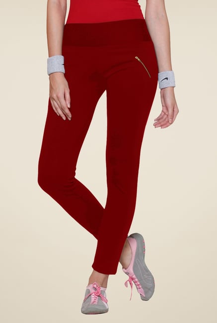 Sweet Dreams Red Solid Comfort Fit Track Pant Sweet Dreams Red Solid Comfort Fit Track Pant