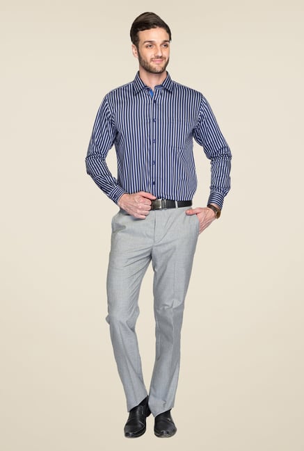 Raymond Navy & White Striped Shirt Raymond Navy & White Striped Shirt