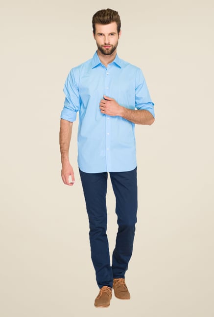 Raymond Blue Printed Shirt Raymond Blue Printed Shirt
