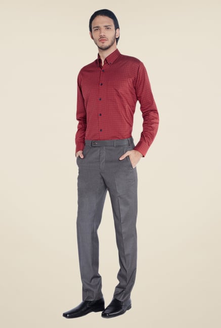 Raymond Red Checks Shirt Raymond Red Checks Shirt