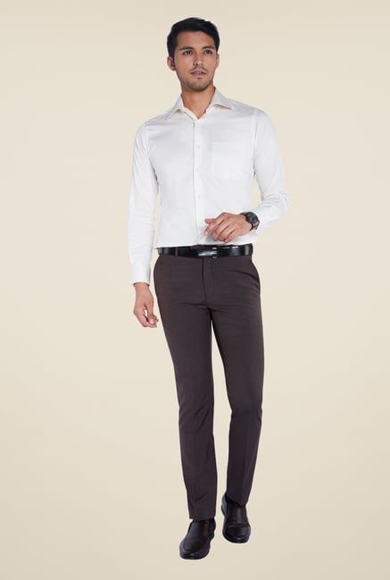 Raymond White Solid Shirt Raymond White Solid Shirt