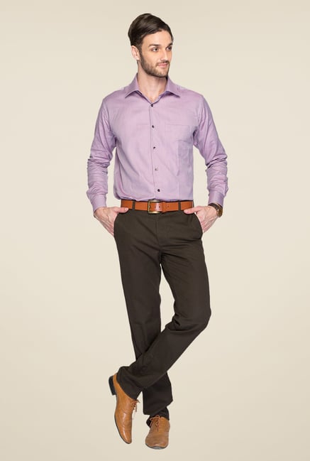 Raymond Purple Printed Shirt Raymond Purple Printed Shirt
