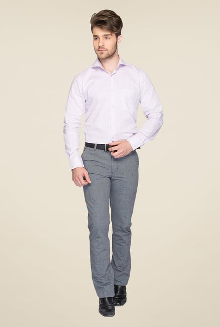 Raymond Purple Checks Shirt Raymond Purple Checks Shirt