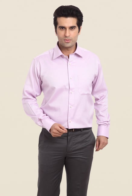 Raymond Lavender Solid Shirt Raymond Lavender Solid Shirt