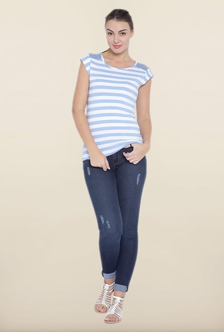Kraus Blue Skinny Fit Jeans Kraus Blue Skinny Fit Jeans