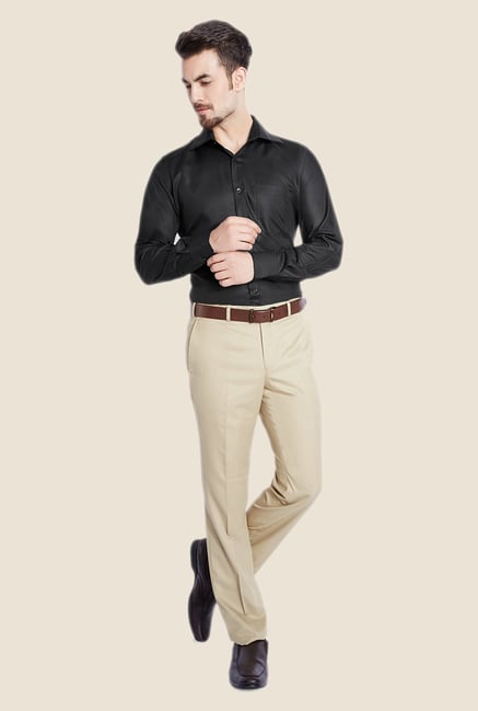Raymond Black Solid Shirt Raymond Black Solid Shirt
