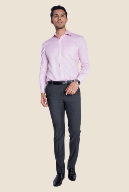 Raymond Pink Printed Shirt Raymond Pink Printed Shirt