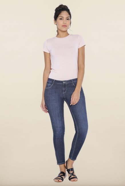 Kraus Blue Mid Rise Jeans Kraus Blue Mid Rise Jeans