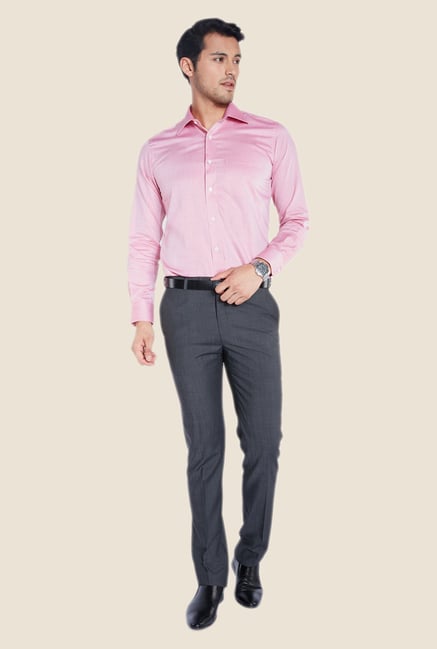 Raymond Pink Printed Shirt Raymond Pink Printed Shirt