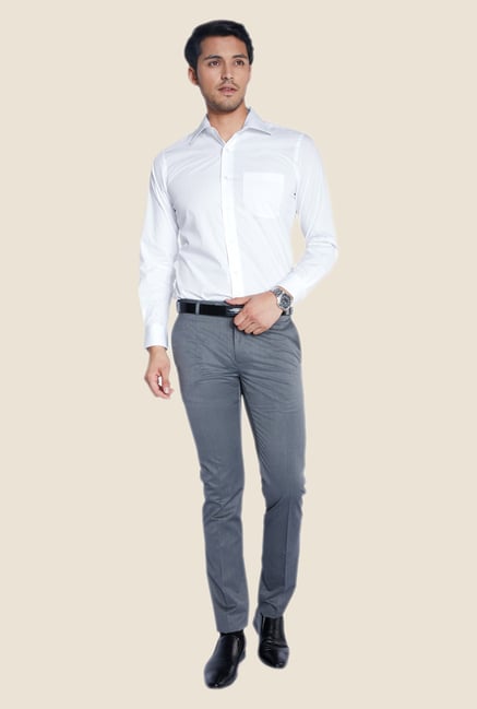 Raymond White Striped Shirt Raymond White Striped Shirt