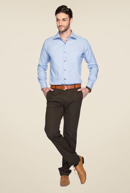 Raymond Blue Printed Shirt Raymond Blue Printed Shirt