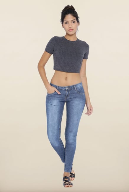 Kraus Blue Rinse Washed Jeans Kraus Blue Rinse Washed Jeans